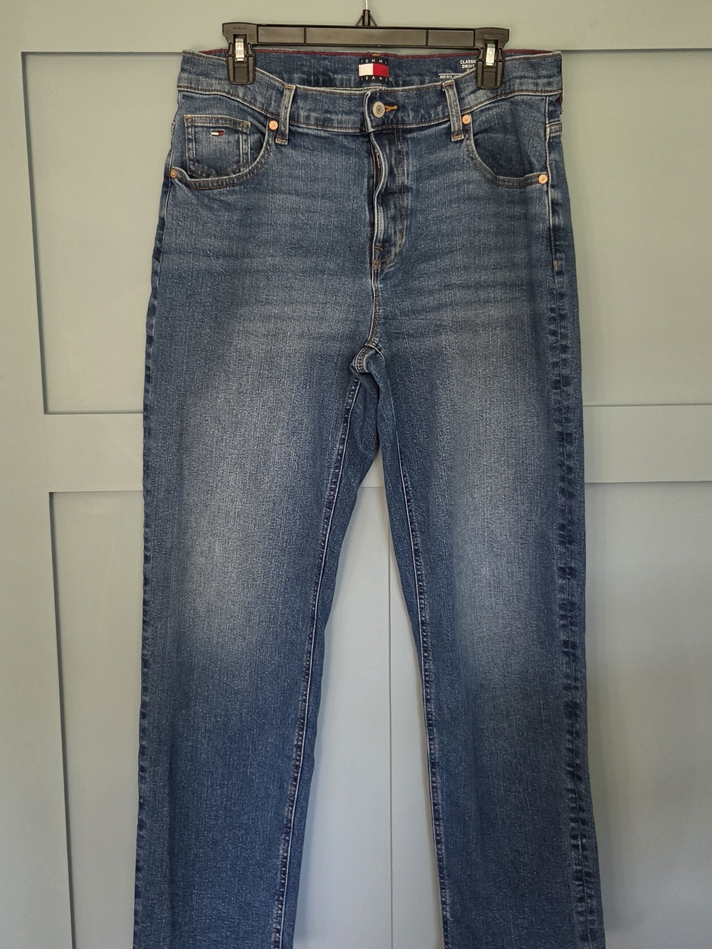 Tommy Hilfiger Mid Rise, Straight Leg Jeans - Size 12